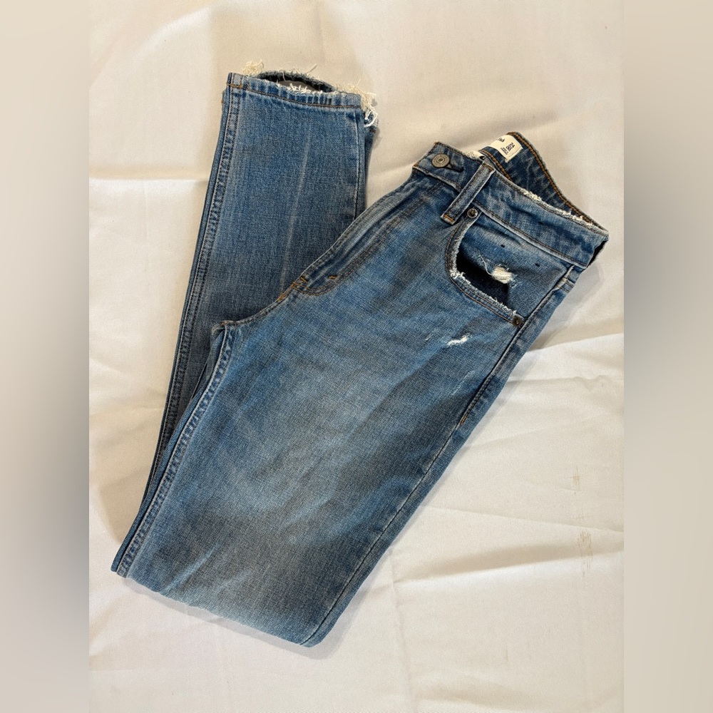 Abercrombie & Fitch Curve Love High Rise Skinny Jean